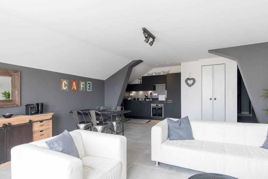 Appartement 4 étoiles vue mer et bord de plage Chez Odette Saint-Malo Exterior foto